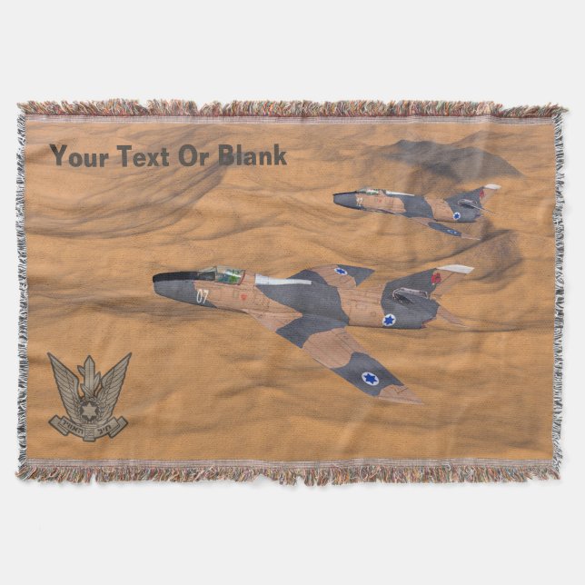 Manta Tejida Supermisterios israelíes sobre el desierto (Anverso)