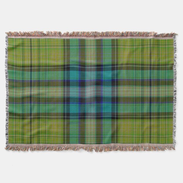 Manta Tejida Tartan Plaid (Anverso)