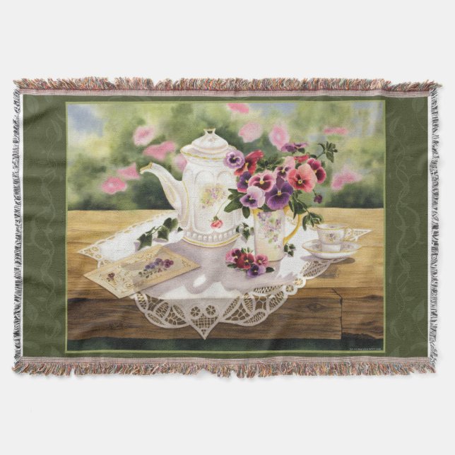 Manta Tejida Té del Victorian (Anverso)