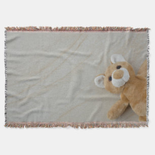 Manta Tejida Teddy Bear Marble Throth Blaket