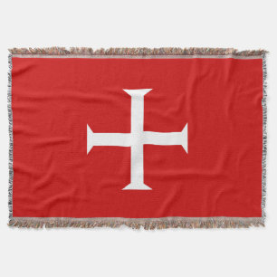 Manta Tejida templar caballeros cruz roja malta teutónica hospi