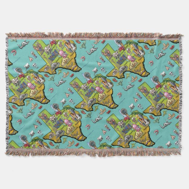 Manta Tejida Texas (Anverso)