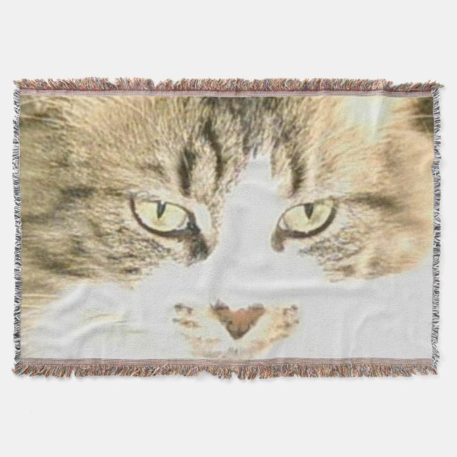 Manta Tejida Tigre (Anverso)