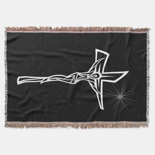 Manta Tejida Tirar una manta/Jesús (Anverso)