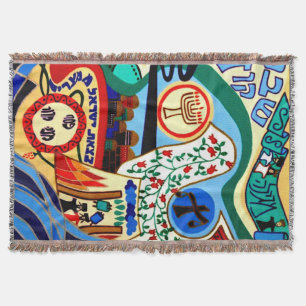 Manta Tejida tiro de jeque