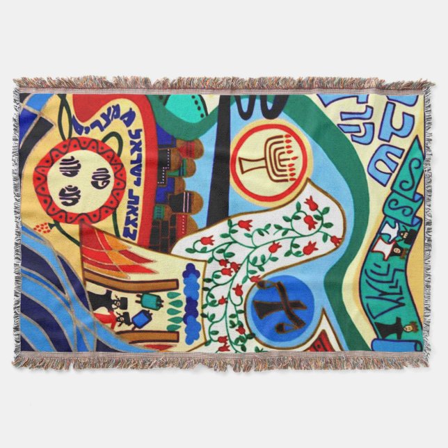 Manta Tejida tiro de jeque (Anverso)