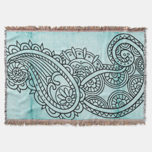 Manta Tejida Torneo de Mehndi Motif