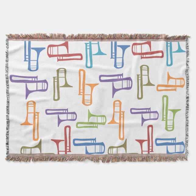 Manta Tejida Trombones (Anverso)