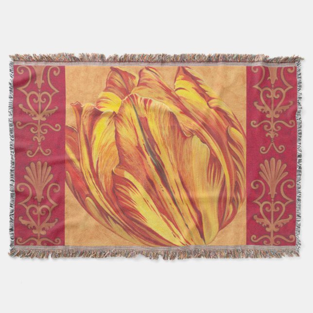 Manta Tejida Tulip Power I (Anverso)