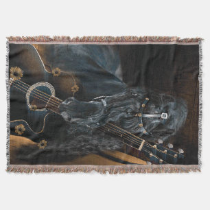 Manta Tejida Un sueño español: decoración en blanco/pared