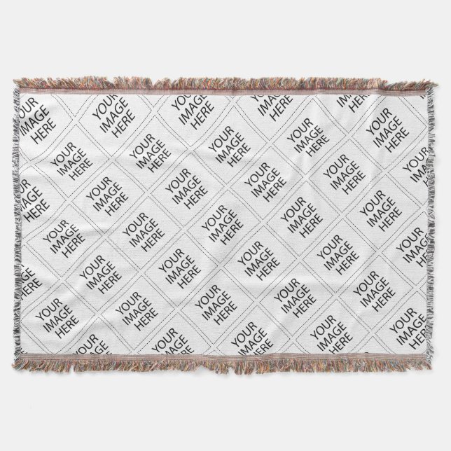 Manta Tejida Usar su imagen o logotipo (Anverso)