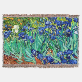 Manta Tejida Van Gogh Irises (F608) Bella Artes de cosecha