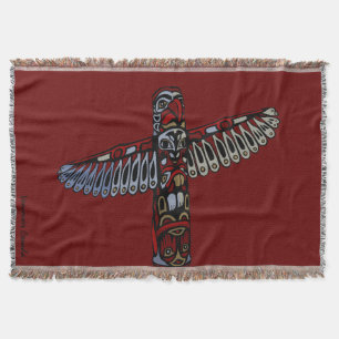 Manta Tejida Vancouver Blanket Vancouver Toem Pole Souvenirs