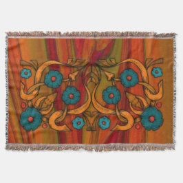 Manta Tejida Viñage Poppy