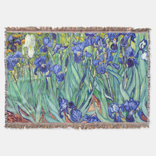 Manta Tejida Vincent Van Gogh 1898 Irises