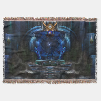 Manta Tejida Vista A La Cama De Eternity Throw