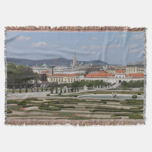 Manta Tejida Vista sobre Viena Austria