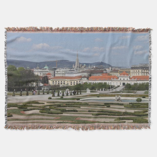Manta Tejida Vista sobre Viena Austria (Anverso)