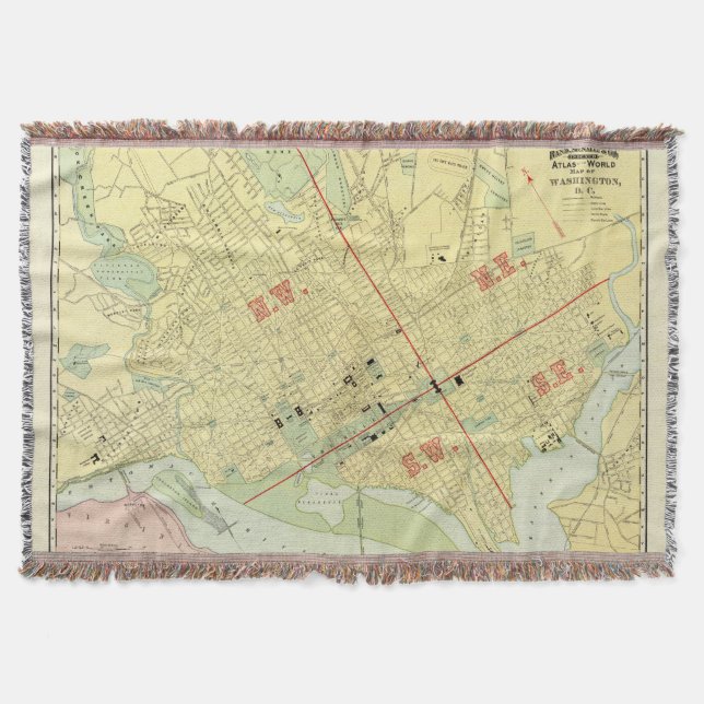 Manta Tejida Washington, DC (Anverso)