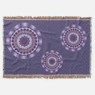 Manta Tejida Wind Mandala Throw Blanket