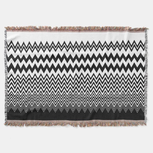 Manta Tejida zigzag (Anverso)