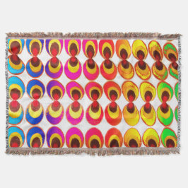 Manta Tejidos psicodélicos