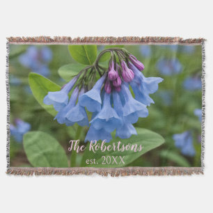 Manta Tema familiar Virginia Bluebell