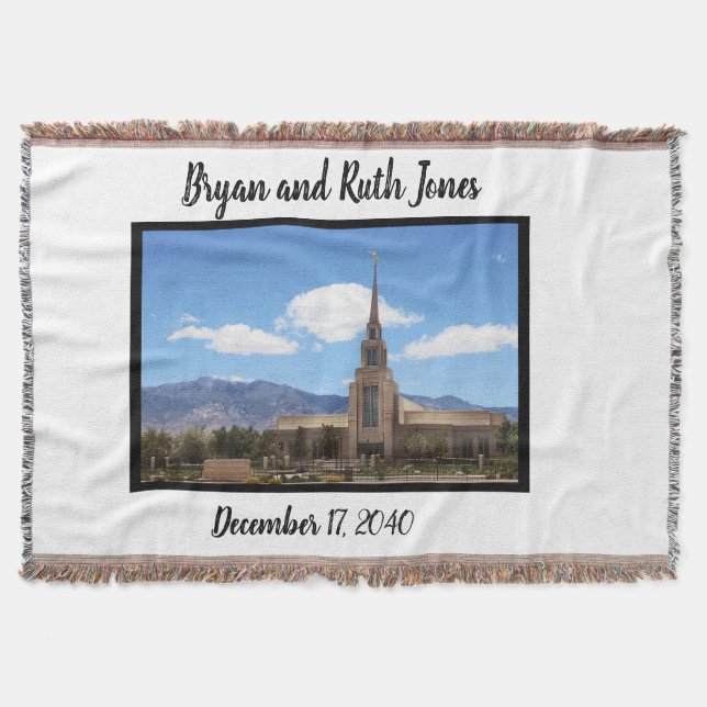 Manta Templo de Gila Valley Arizona (Anverso)