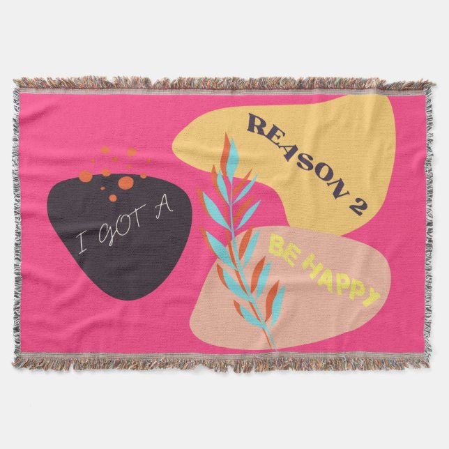 Manta Tengo Una Razón Para Ser Feliz (Anverso)