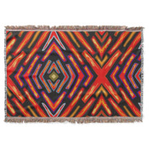 Manta Térmica Fuego Rojo Naranja Negro