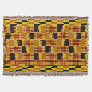 Manta Textil del patrón de kente africano