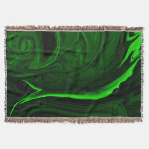 Manta textura de malaquita verde