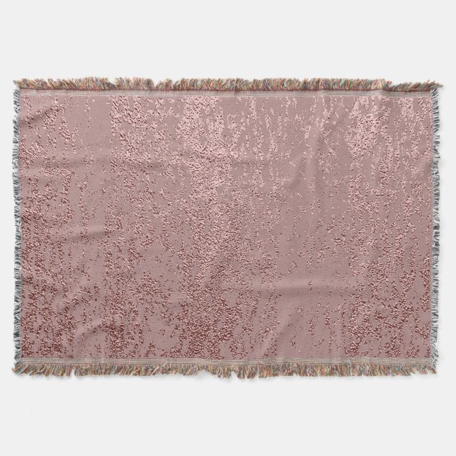 Manta Textura de oro metálico, cuarzo rosa. (Anverso)