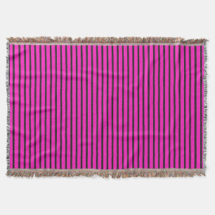Manta textura de rayas rosadas