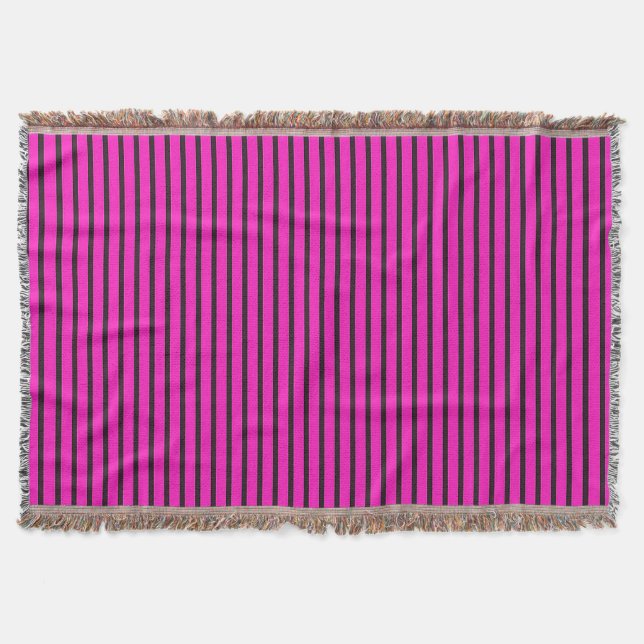 Manta textura de rayas rosadas (Anverso)
