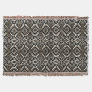Manta Textura de rombo Beige