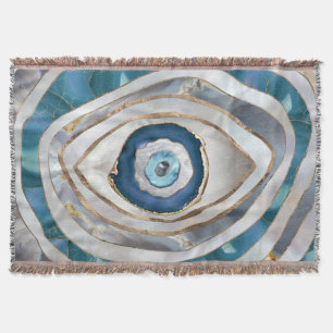 Manta Texturas y oro del ojo del mal