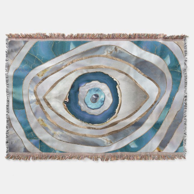 Manta Texturas y oro del ojo del mal (Anverso)