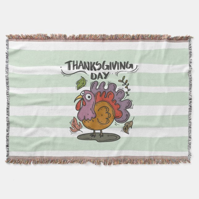 Manta Thanksgiving Day- Turkey (Anverso)
