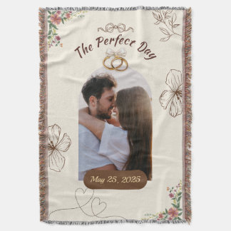 Manta The Perfect Day Custom Wedding Pic w/Rings & Date