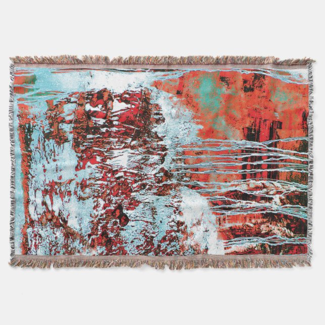 Manta Throw Blanket – Corrosion Pulse (Anverso)