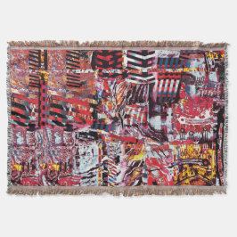 Manta Throw Blanket – Fragmented Pulse