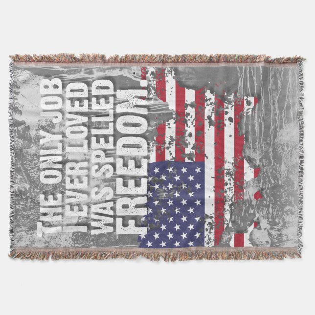 Manta Throw Blanket – Freedom Job (Anverso)