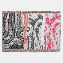 Manta Throw Blanket – Friction Lands Abstract Design