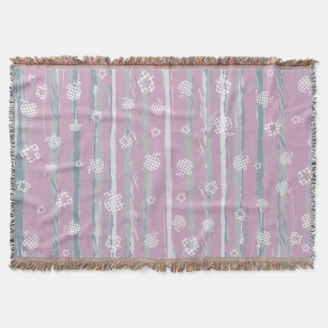 Manta Throw Blanket – Gingham Orchard (Anverso)