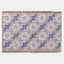 Throw Blanket Lavender African Daisies