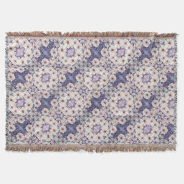 Manta Throw Blanket Lavender African Daisies