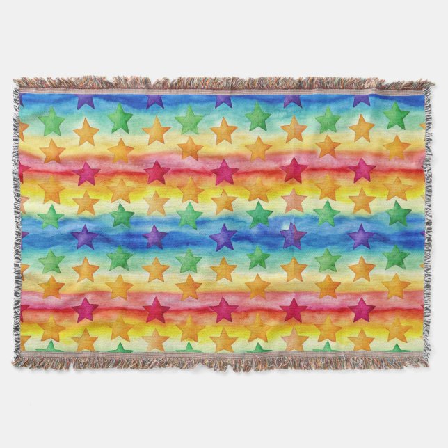 Manta Tie Dye Stars  (Anverso)