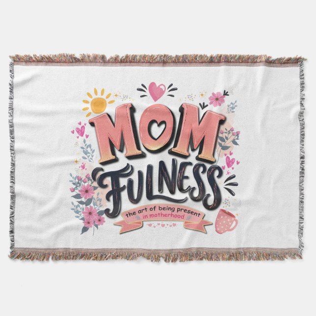 Manta Tipografía de Momfulness Madre Consciente (Anverso)