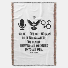 Manta Titus 3:2 KJV Biblia Verse Cita